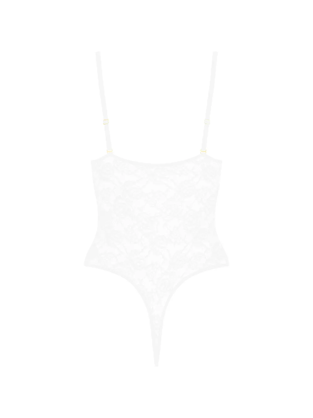 Maison Close Flashback body met string Wit