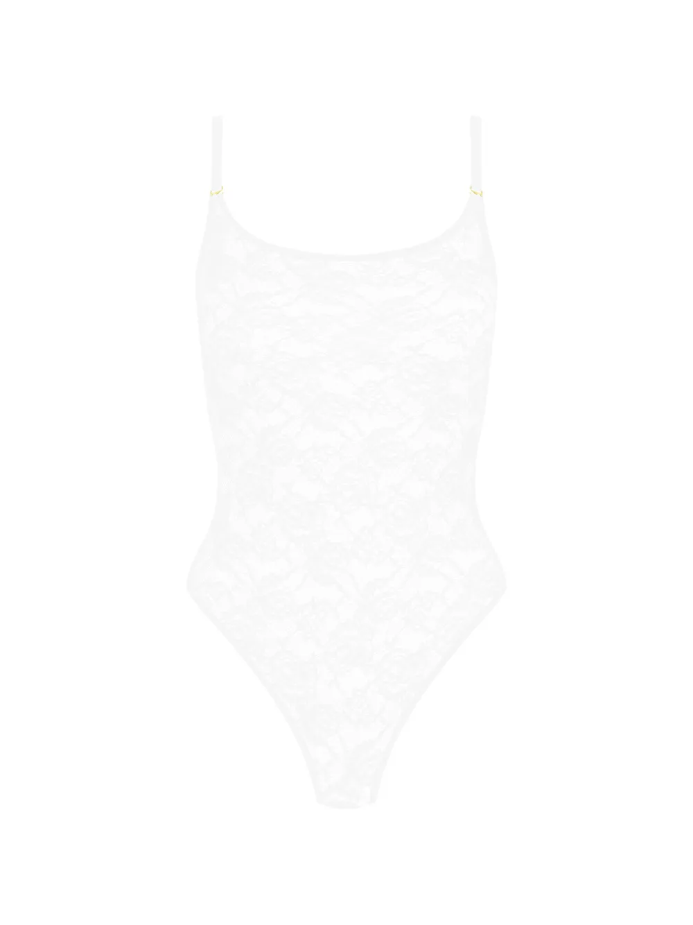 Maison Close Body con perizoma - Bianco