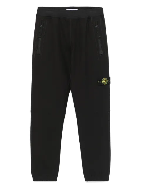 Stone Island Junior pantalones con distintivo Compass