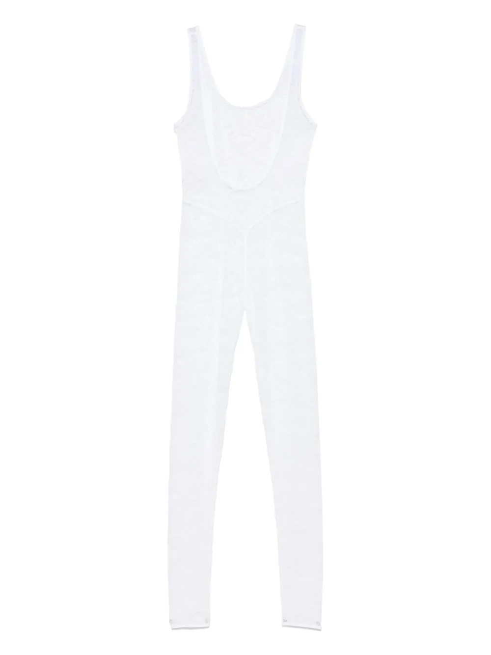 maisonclose Maison Close Jumpsuit met open rug - Wit