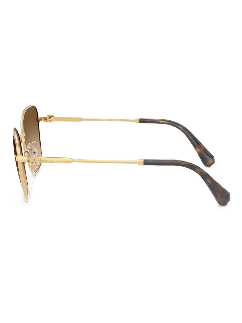 Swarovski Eyewear SK7029 zonnebril met vierkant montuur Goud