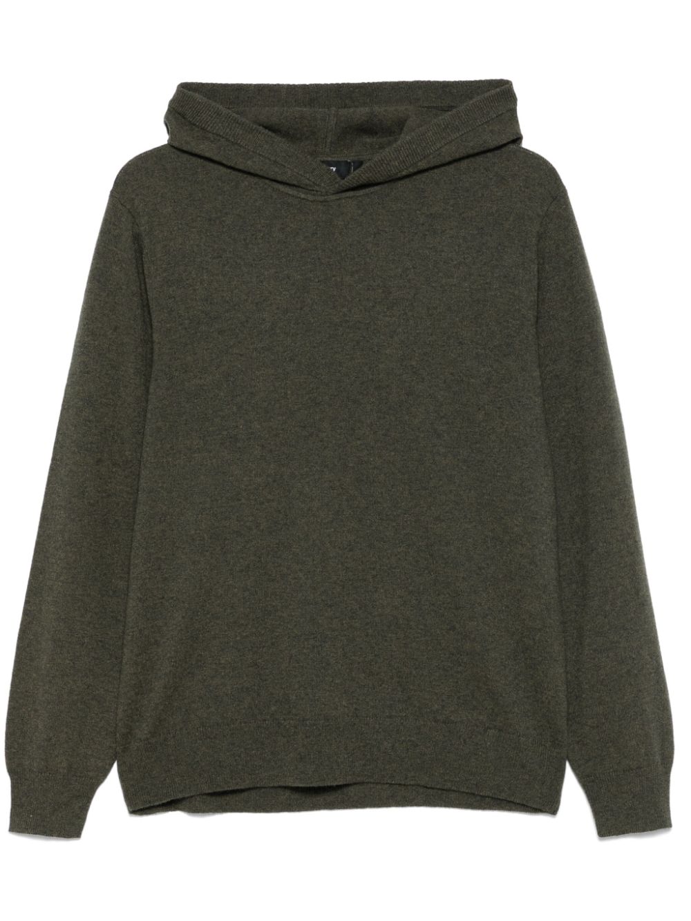 mélange-effect hoodie