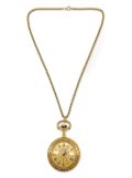 Christian Dior Pre-Owned 1980s pendant watch necklace - Gold