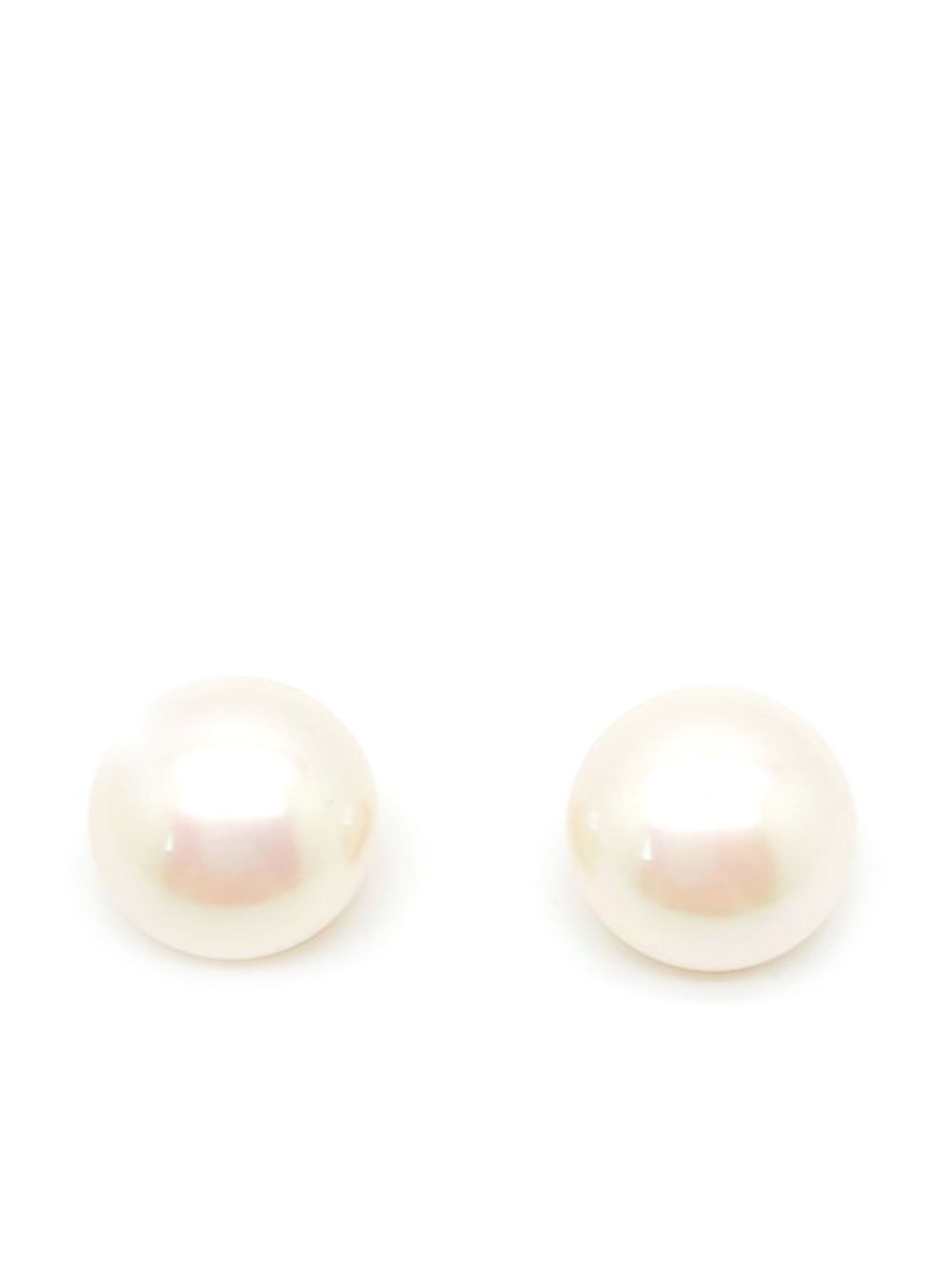 1980s faux-pearl stud clip-on earrings