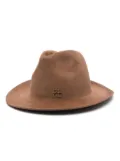 Ruslan Baginskiy felted fedora hat - Brown