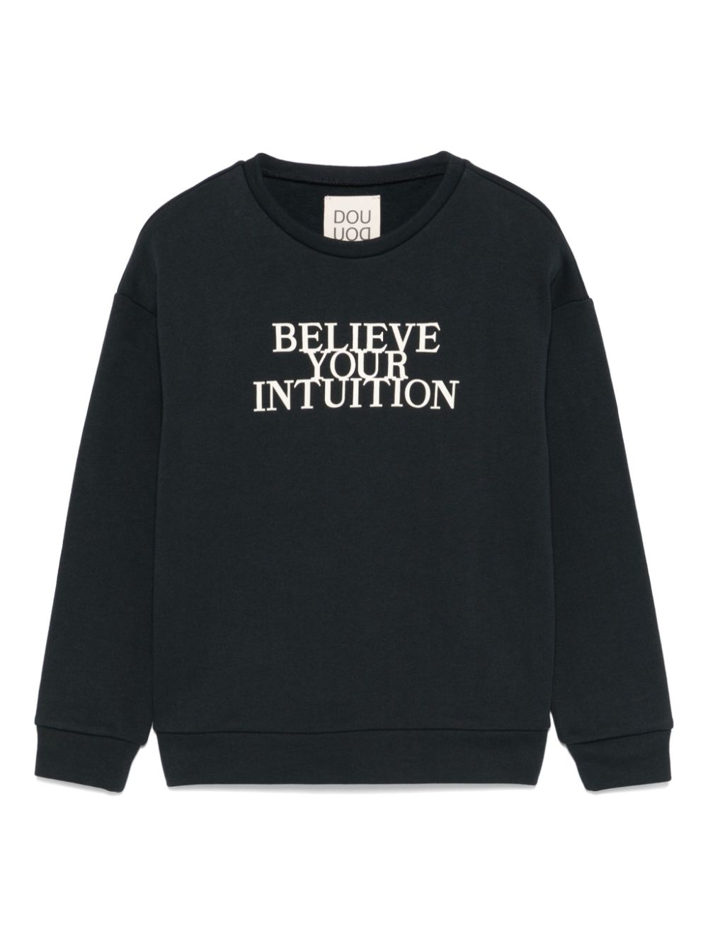 Douuod Kids text-print sweatshirt - Blue