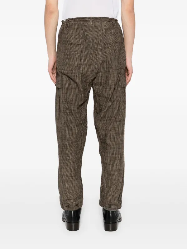 Jan Jan Van Essche Striped Trousers | Grey | FARFETCH RO