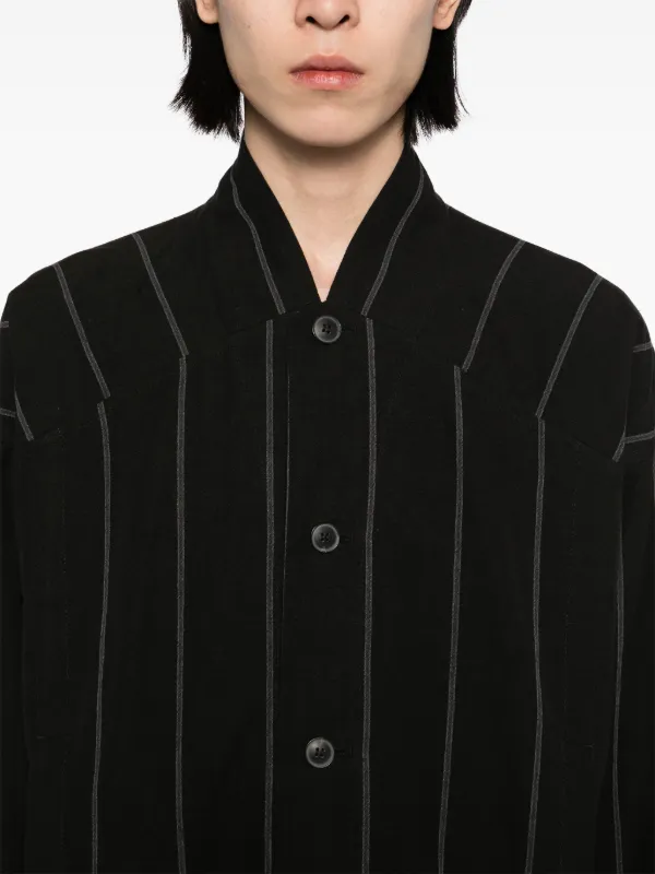 Jan Jan Van Essche Striped Jacket | Black | FARFETCH