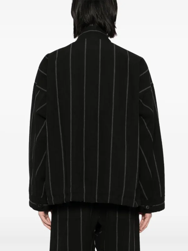 Jan Jan Van Essche Striped Jacket | Black | FARFETCH