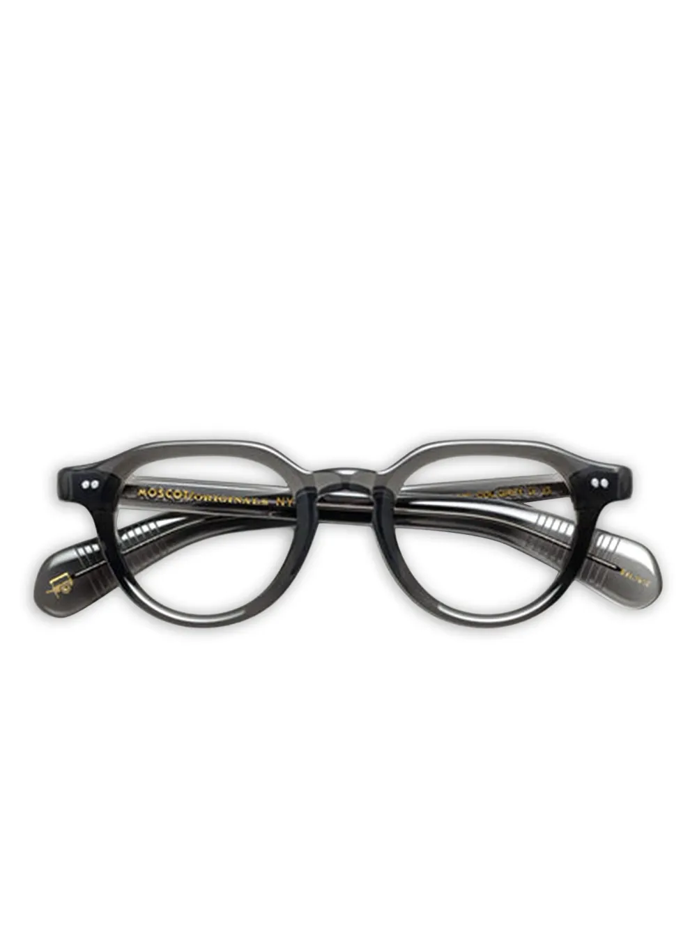 Moscot lunettes de vue Baitsim à monture ronde | gris | Image 1