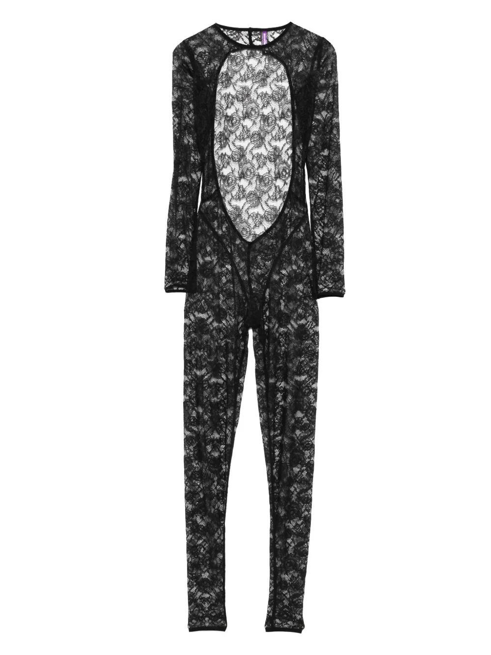 Maison Close Flashback Jumpsuit In Black