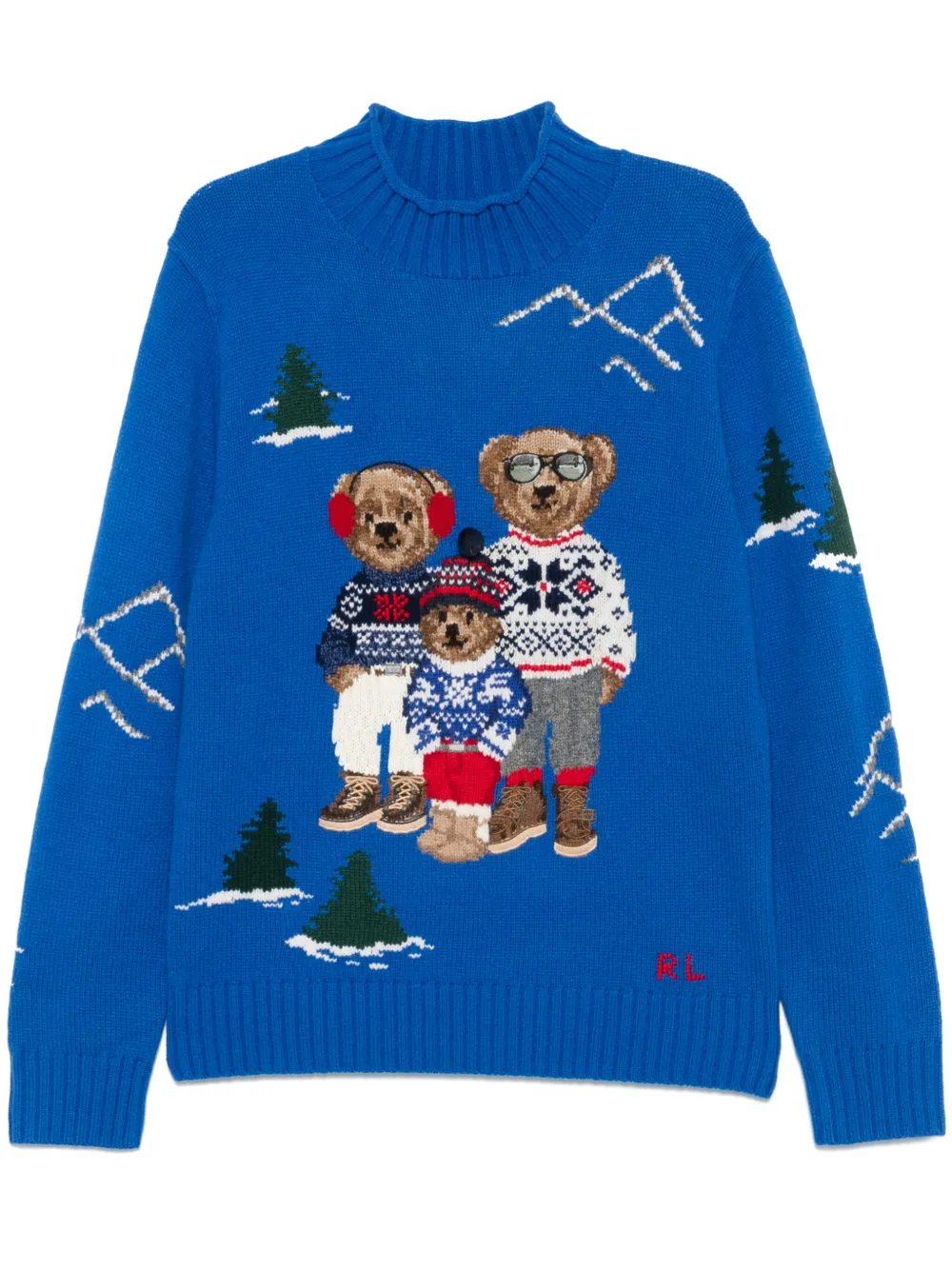 Ralph lauren sweater with teddy bear 2025