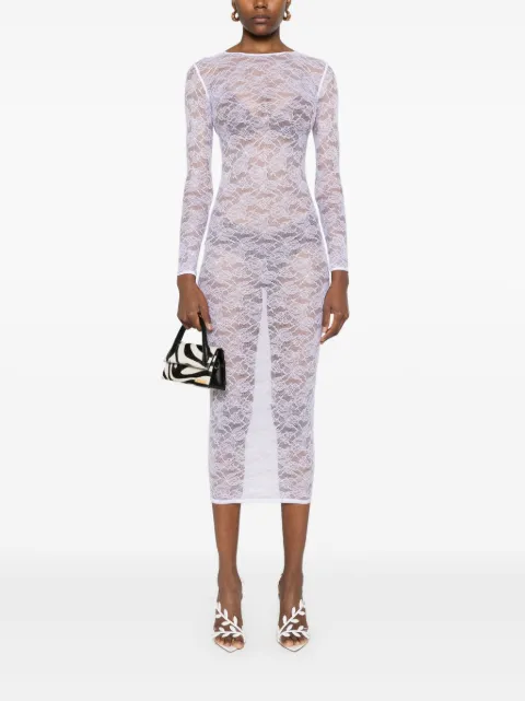 Maison Close Chantilly-lace midi dress 562632 - 1