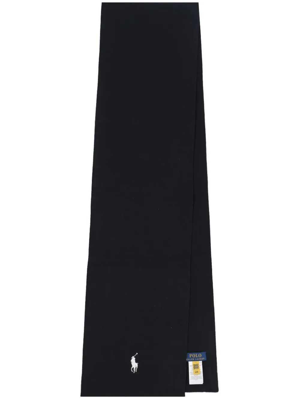 Polo Ralph Lauren Polo Pony-embroidered scarf | Black | Image 1