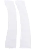 Maison Close Flashback gloves - White