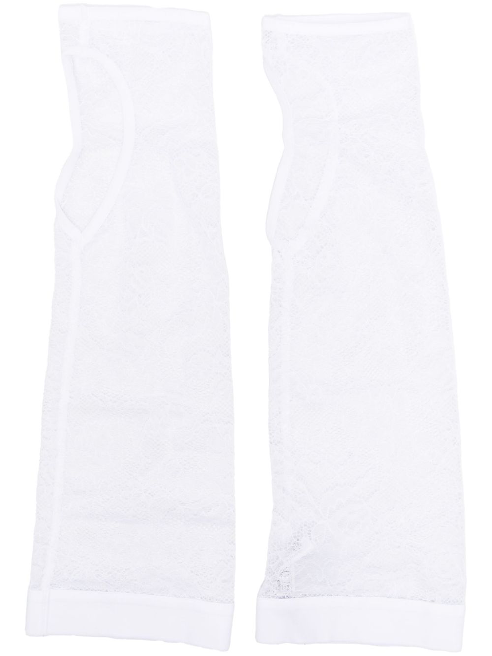 Maison Close Flashback gaiters - White