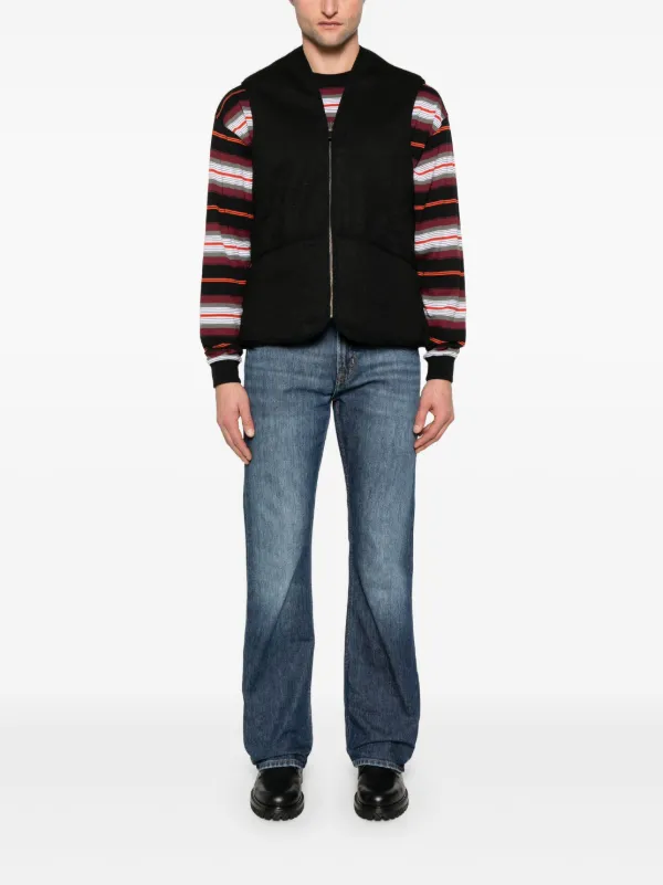 極美品　Barbour リバーシブルベスト Barbour リバーシブル ベスト | ブラック | FARFETCH JP