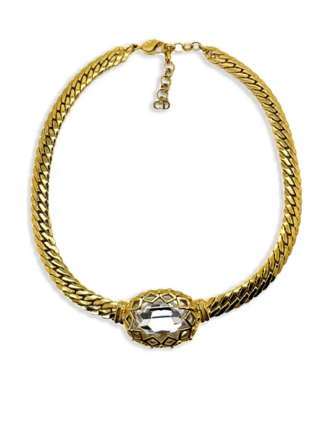 Christian Dior Pre-Owned قلادة 'هيدلامب كولار' من الثمانينيات