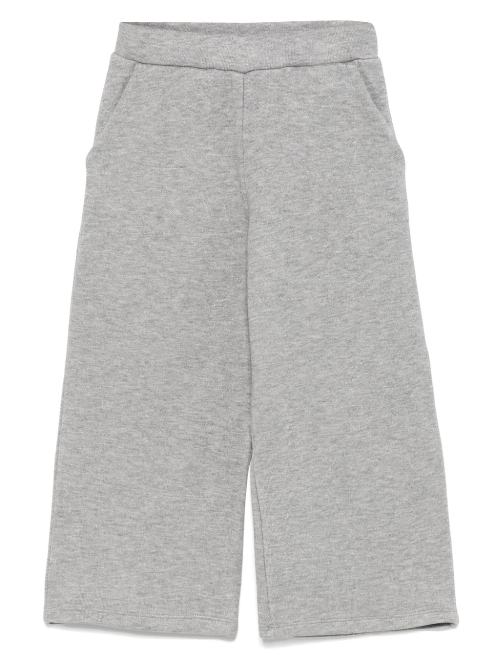 Douuod Kids mélange-effect trousers - Grey