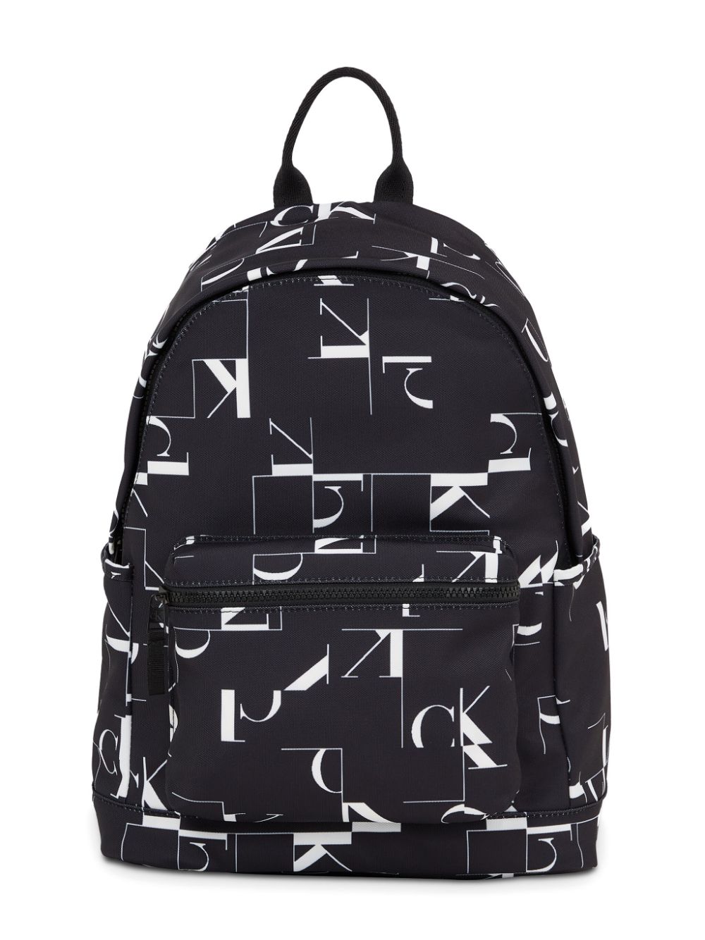 Calvin Klein Kids monogram-print backpack - Black