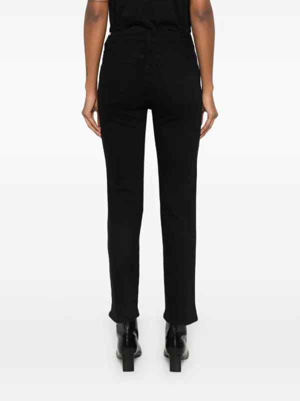 【関税込み】KHAITE ブラック Vivian ストレッチ ジーンズ Vivian Stretch Jean in Bartlett – KHAITE