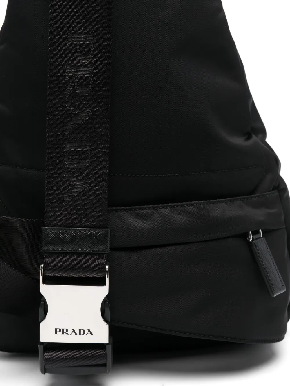 Prada Re-Nylon rugzak Zwart