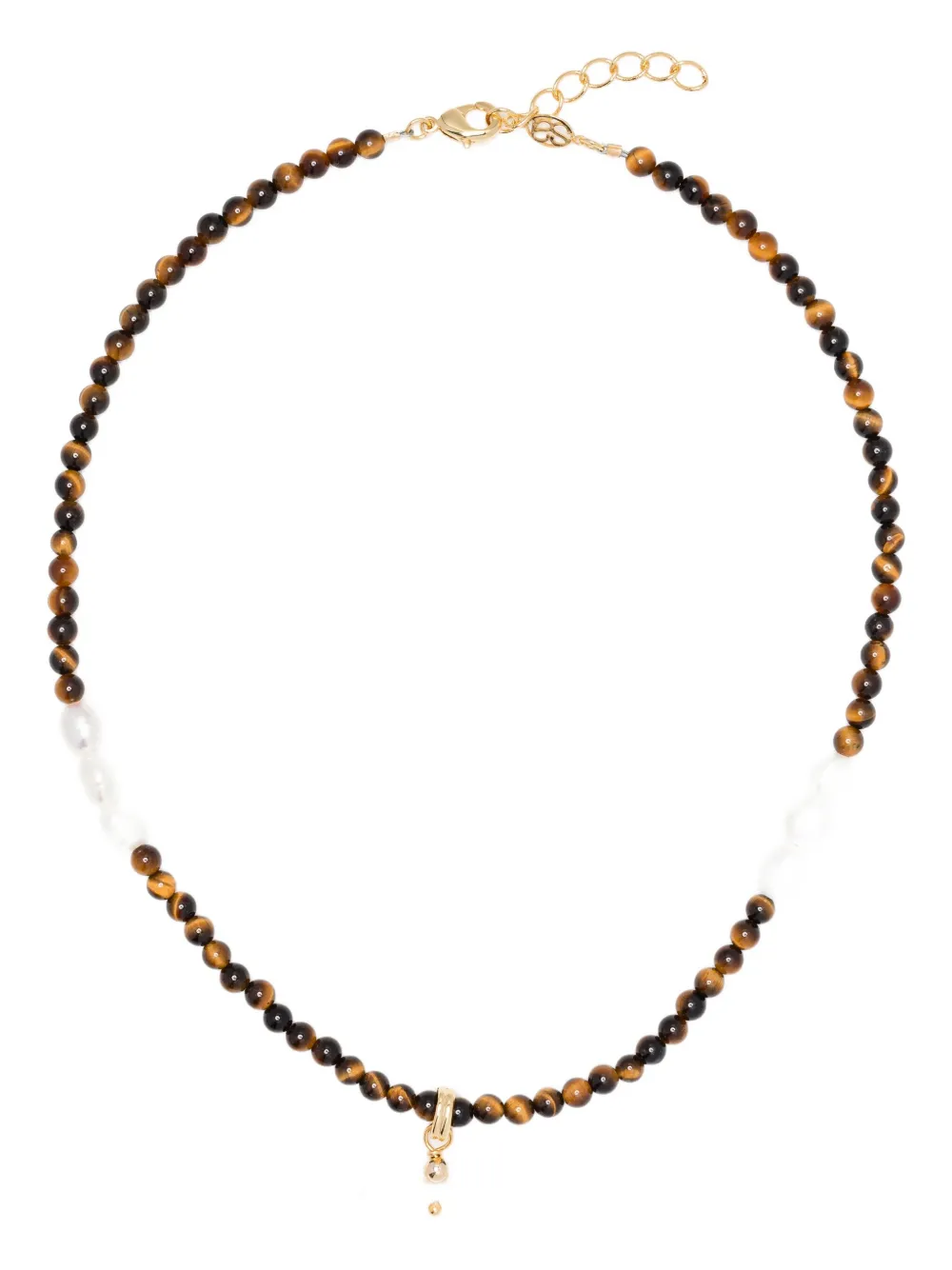 Sandralexandra collier à perles | marron | Image 1