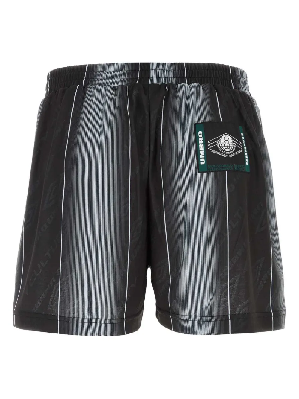 UMBRO Gestreepte shorts - Zwart