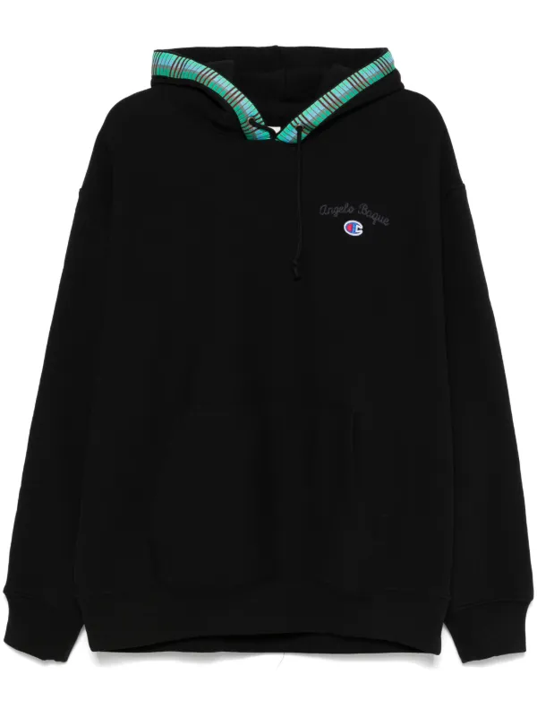 Champion x Angelo Baque Amaru Hoodie Black FARFETCH TR