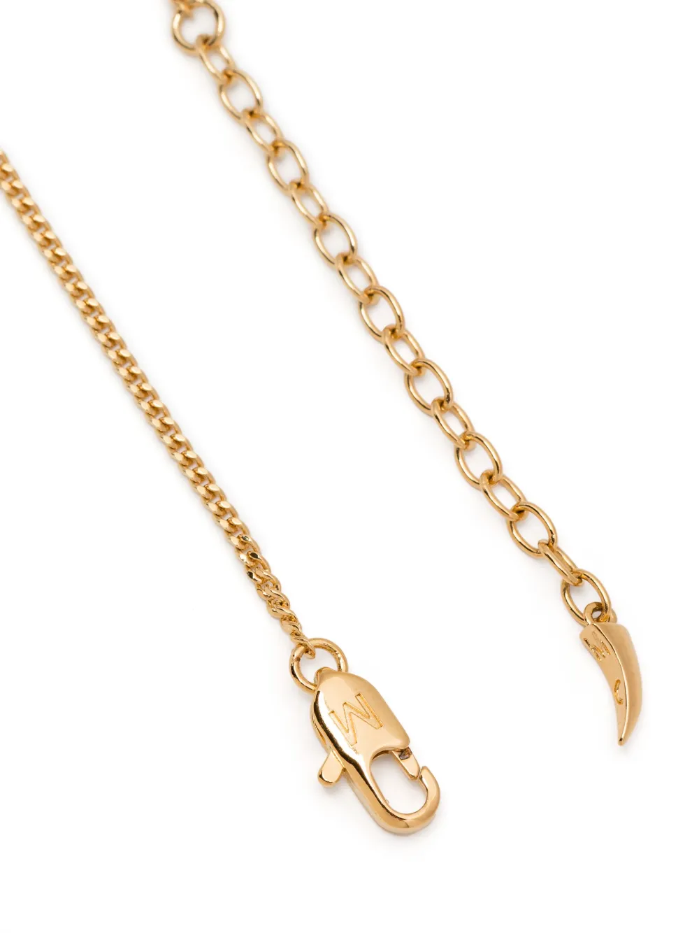 Missoma Message In A Bottle Ridge Pendant Necklace In Gold