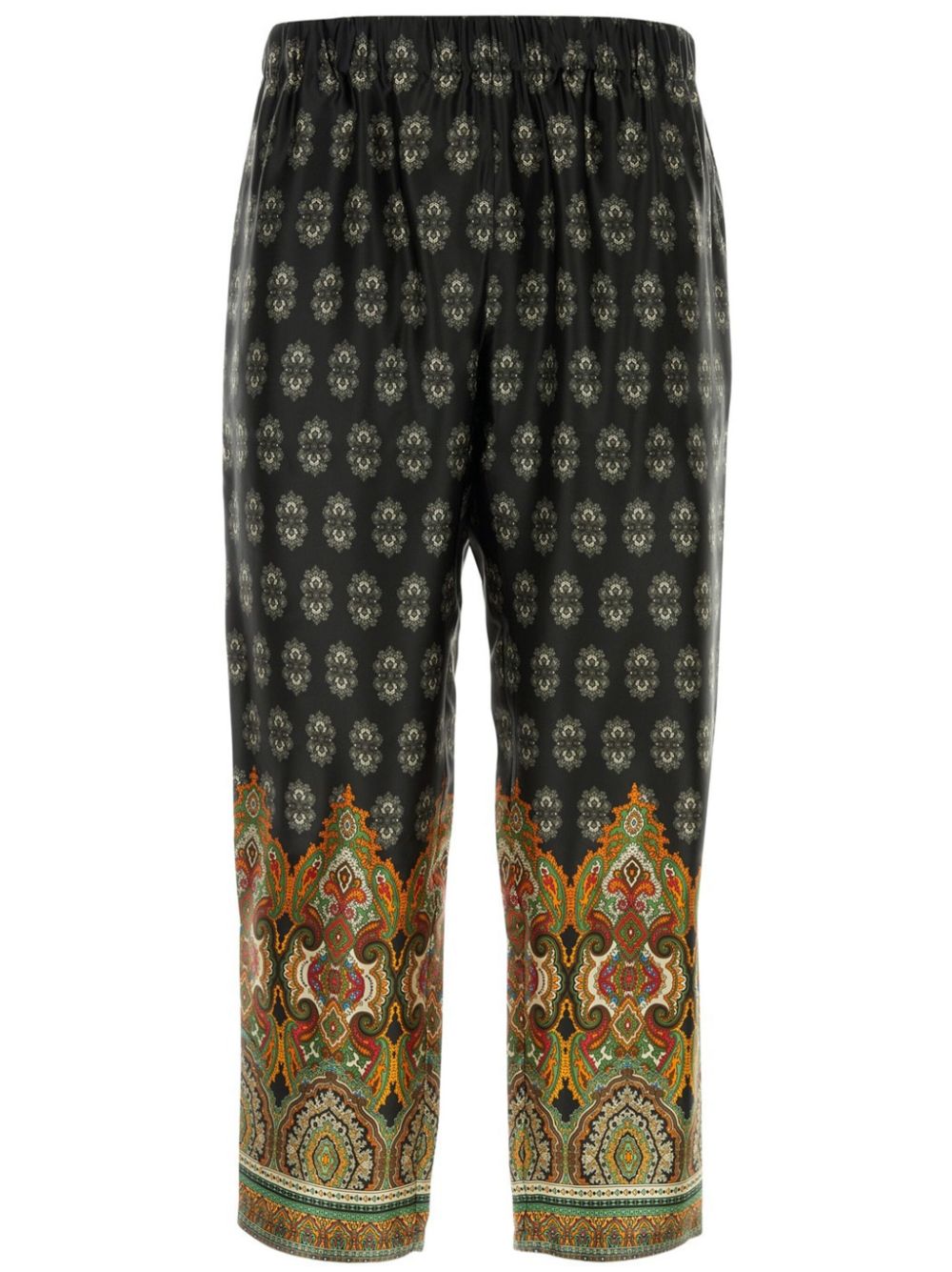 PANTAMOLLE Stimarol silk trousers - Black