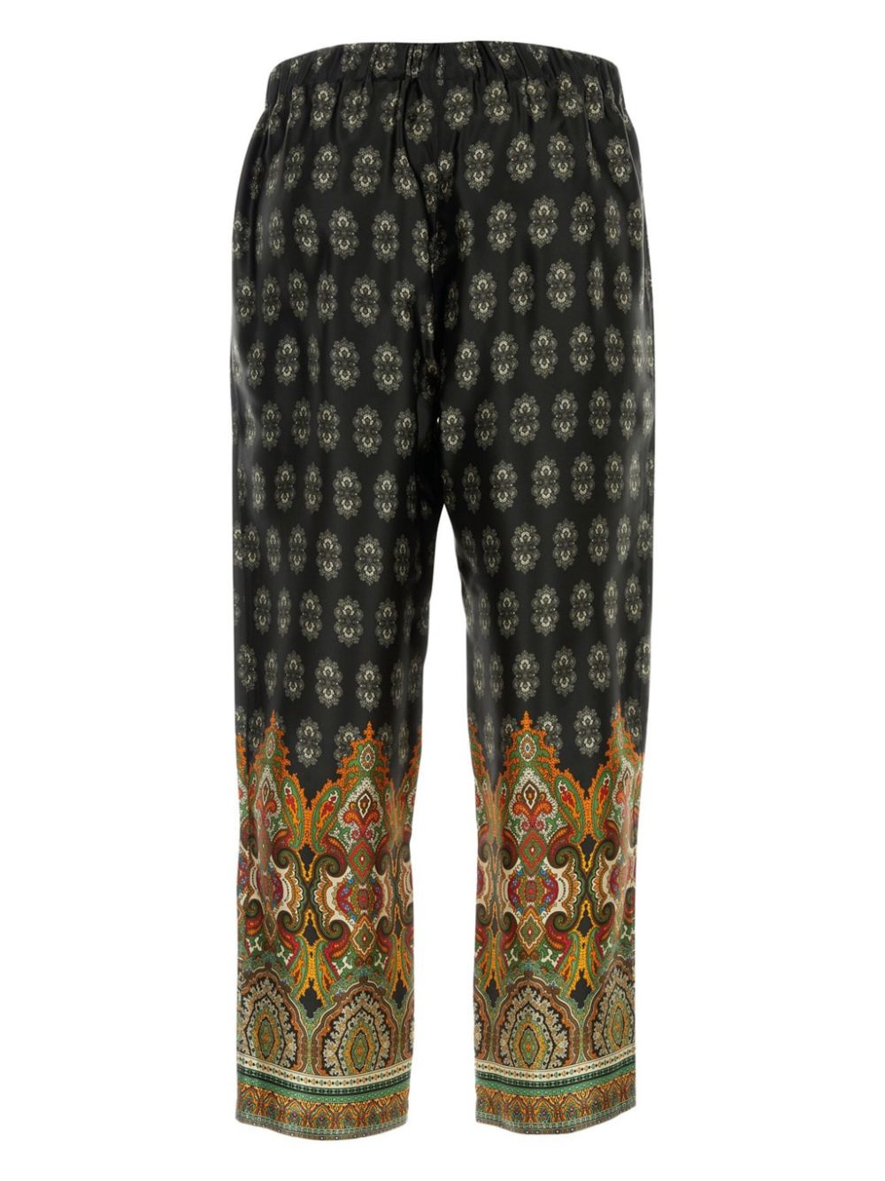 PANTAMOLLE Stimarol silk trousers - Black