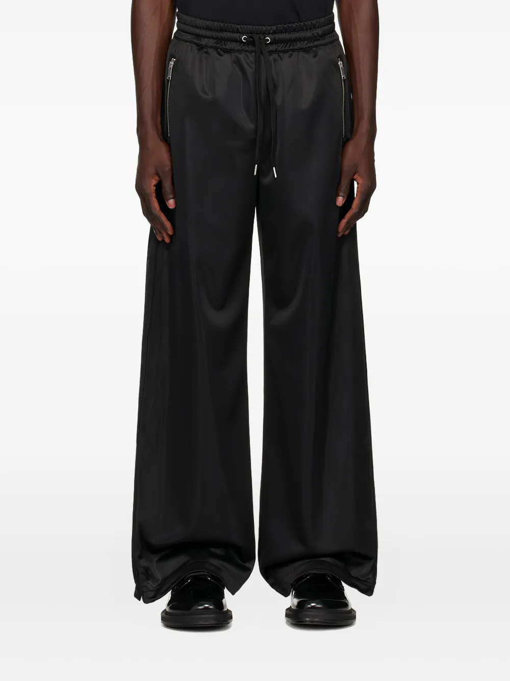 Han Kjøbenhavn wide-leg trousers Zwart