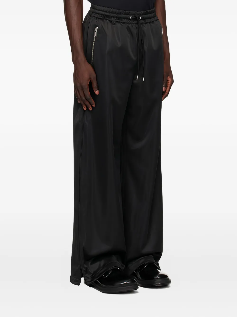 Han Kjøbenhavn wide-leg trousers Zwart
