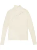 Diomene wrap T-shirt - Neutrals