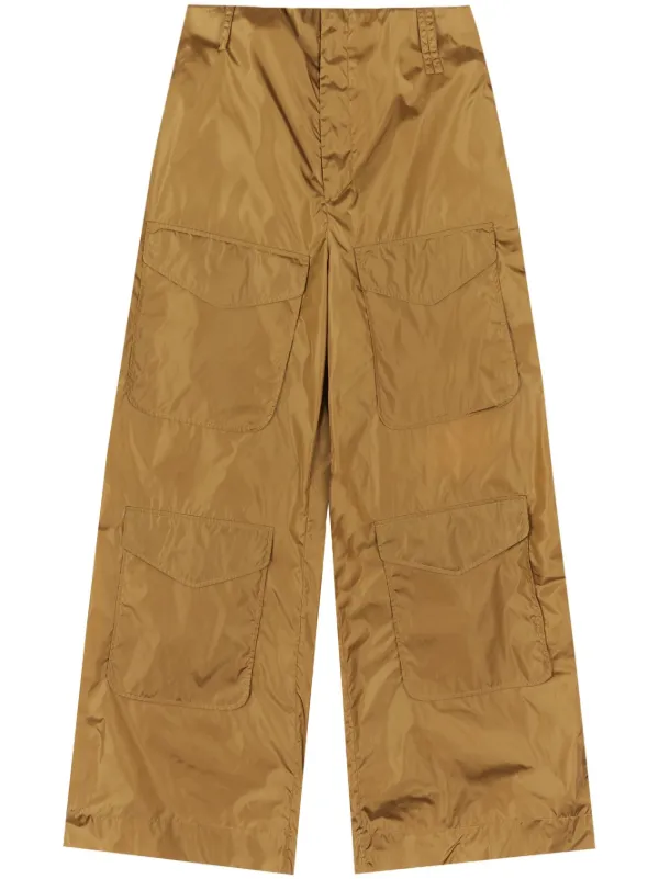 Simone Rocha Multi-pocket Cargo Trousers in Green