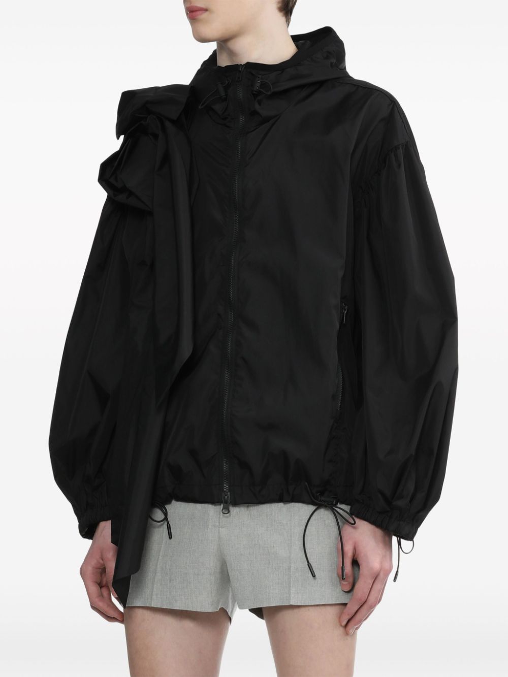 Simone Rocha Jack met capuchon BLACK