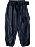 Simone Rocha bow-detail track pants - Blue