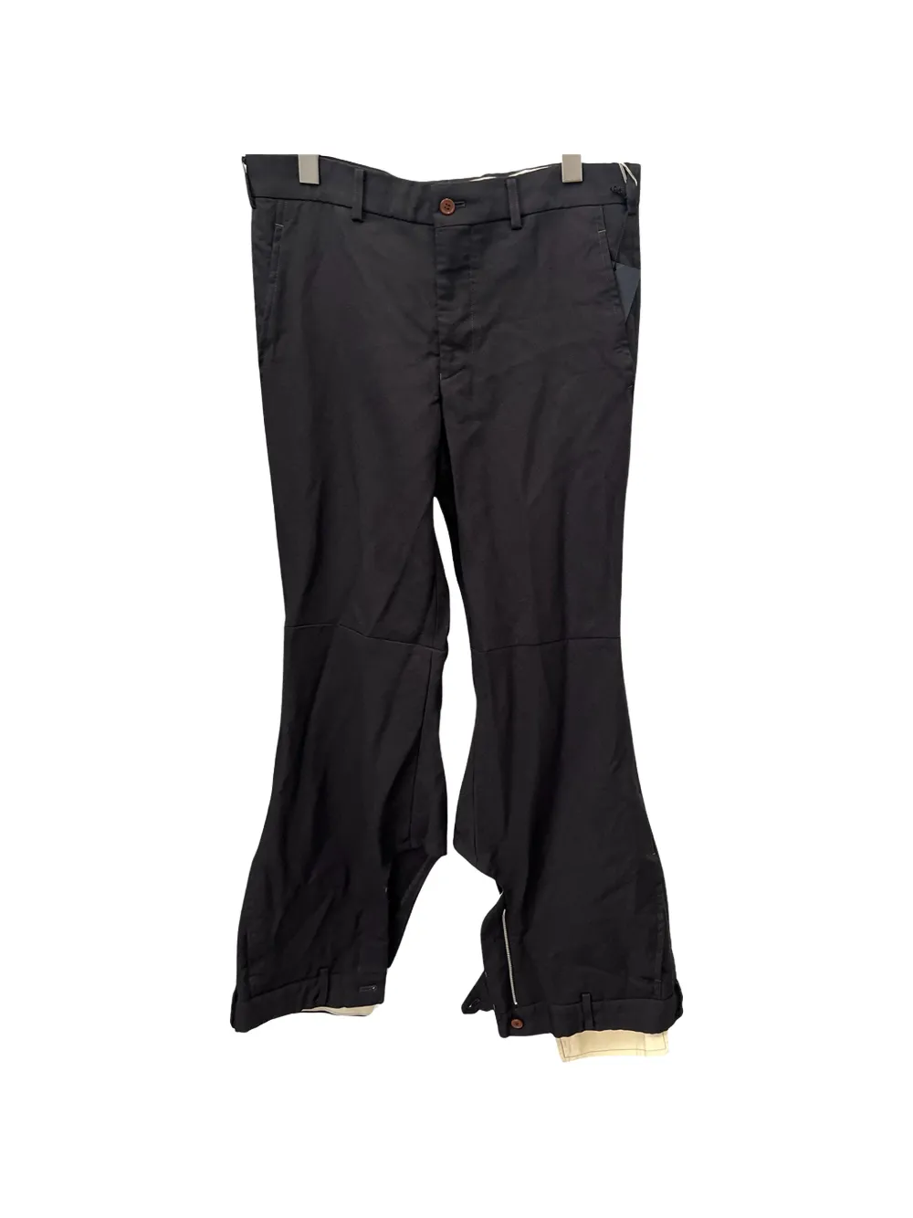 Comme Des Garçons Comme Des Garçons Plus upside-down flared trousers - Nero
