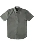 Helmut Lang epaulette short-sleeve shirt - Grey