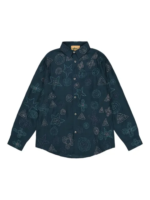 Glass Cypress floral shirt