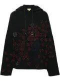 Glass Cypress FLORAL HOODIE Black ""Black""