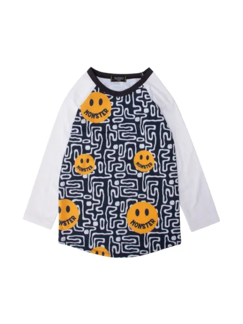 WEE MONSTER playera estampada
