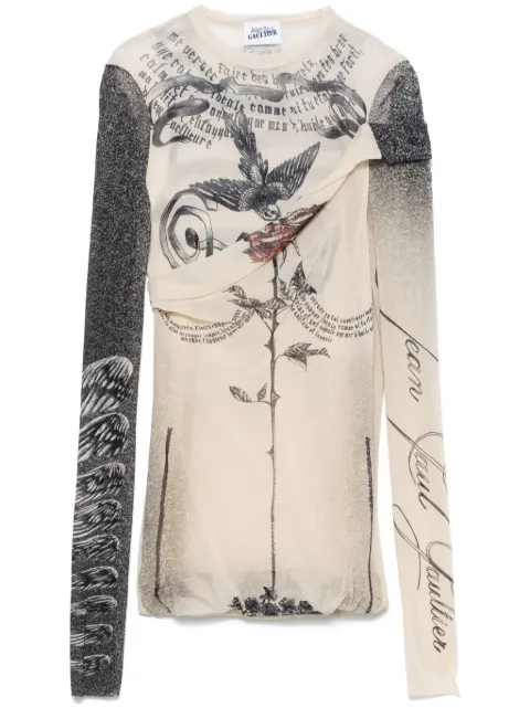 Jean Paul Gaultier mesh top 