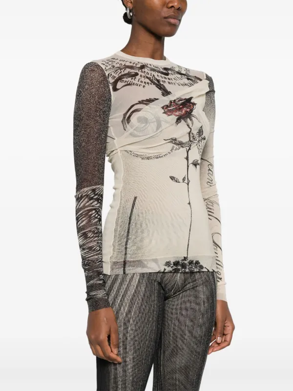 Tシャツ・カットソー JEAN PAUL GAULTIER Women Tunic Tops 24 30 F TO198 J559 01590 Tunic Jean Paul Gaultier Multicolour size M International in