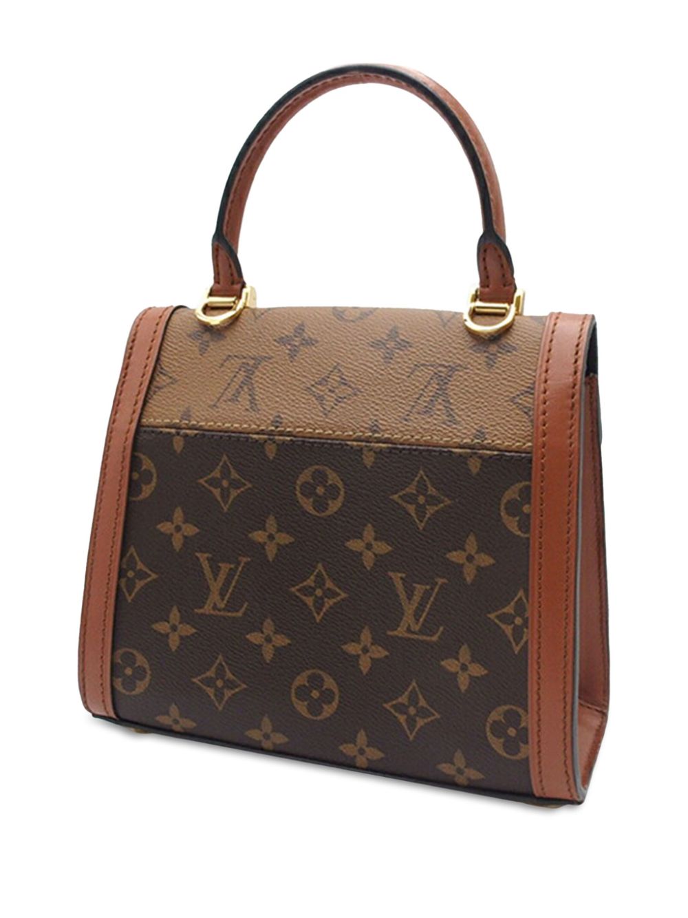 Louis Vuitton Pre-Owned 2021-2024 Monogram Reverse Dauphine Capital satchel - Bruin