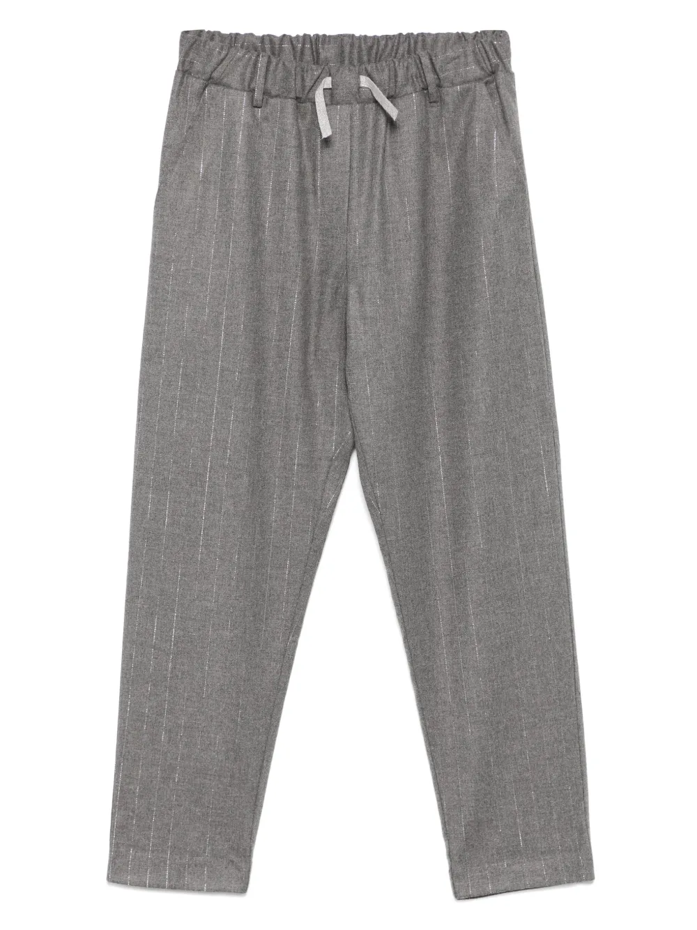 ELEVENTY PINSTRIPE-PATTERN TROUSERS