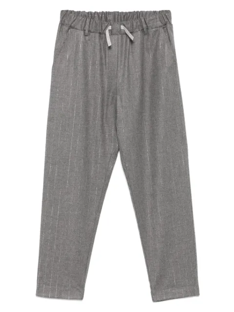 Eleventy Kids pinstripe-pattern trousers