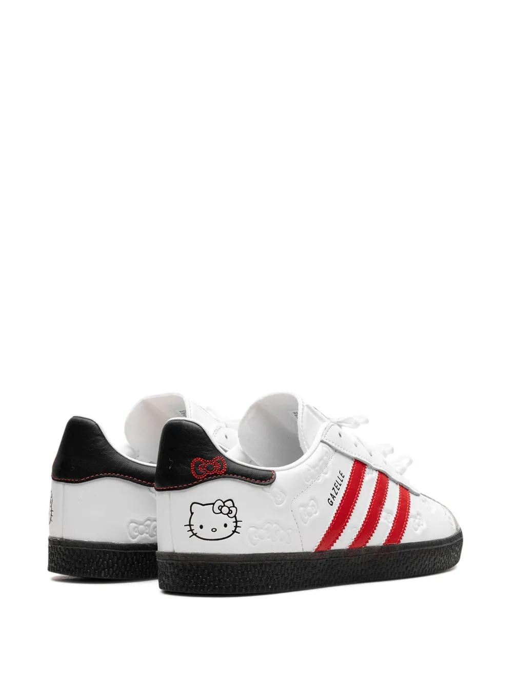 Adidas Originals Gazelle Ps "hello Kitty" Sneakers In White