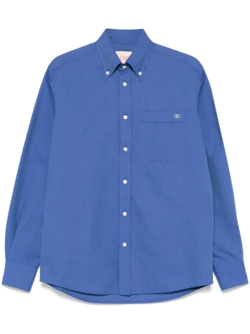 Chemise à détail VLogo brodé - Valentino Garavani - Modalova